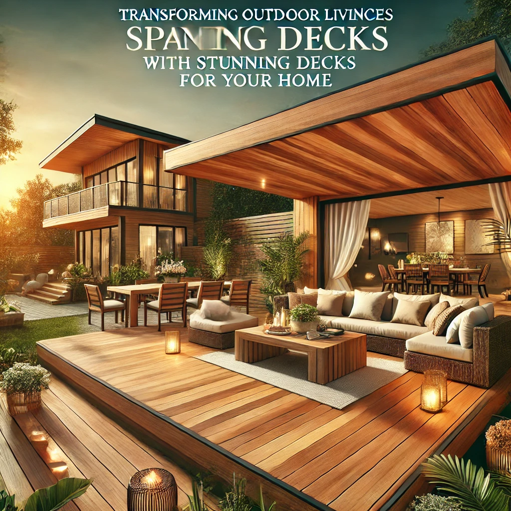 Transforming Outdoor Living Spaces with Stunning Decks for Your Home