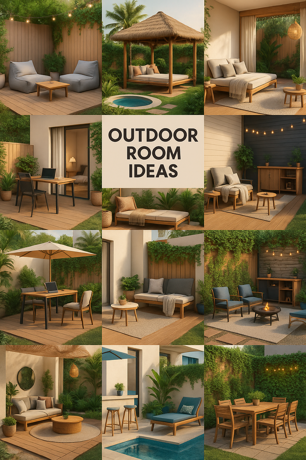10 Inspirasi Outdoor Rooms Kekinian untuk Nongkrong Asik di Rumah Sendiri