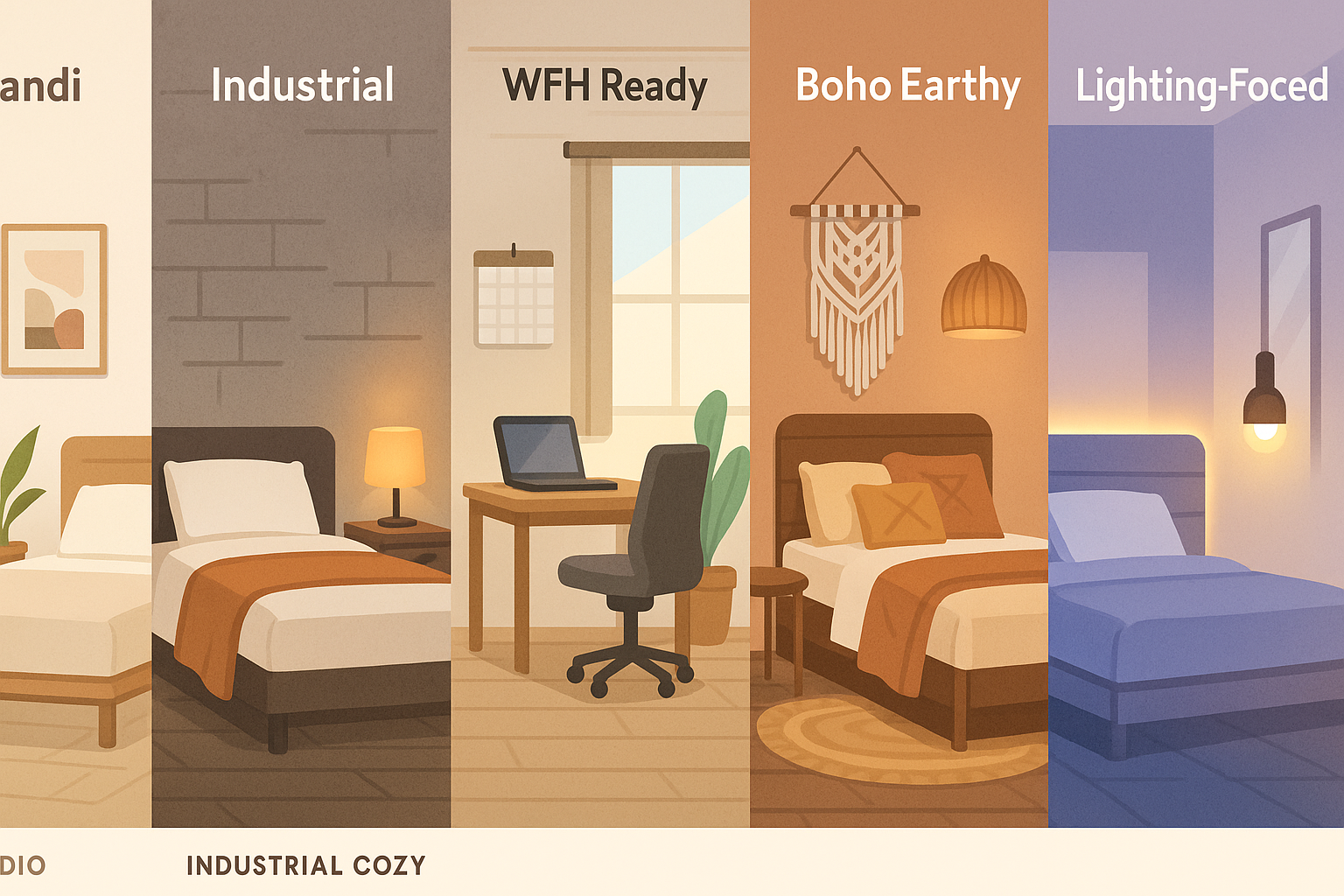 5 Inspirasi Desain Kamar Kekinian yang Bikin Betah Seharian