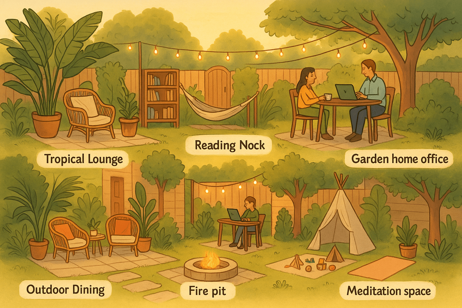 7 Inspirasi Outdoor Room yang Bikin Rumahmu Terasa Liburan Tiap Hari