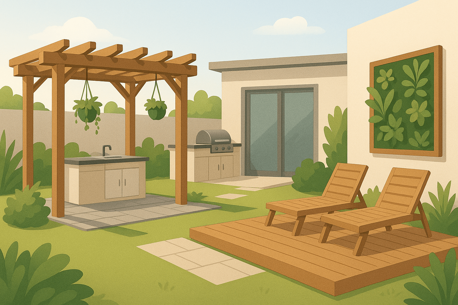 9 Ide Struktur Outdoor Minimalis untuk Rumah Modern—Estetik & Fungsional Sekaligus!