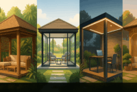 5 Desain Gazebo Modern yang Bikin Tamu Langsung Terpukau
