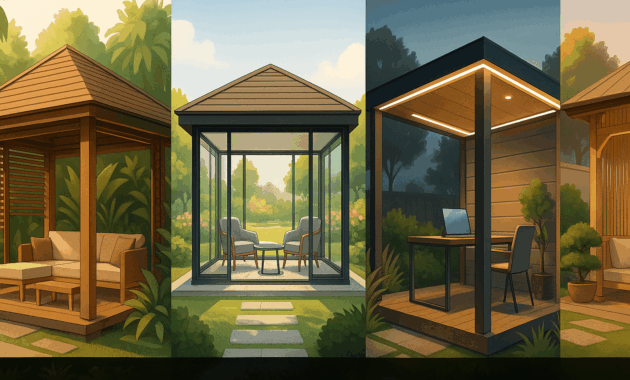 5 Desain Gazebo Modern yang Bikin Tamu Langsung Terpukau