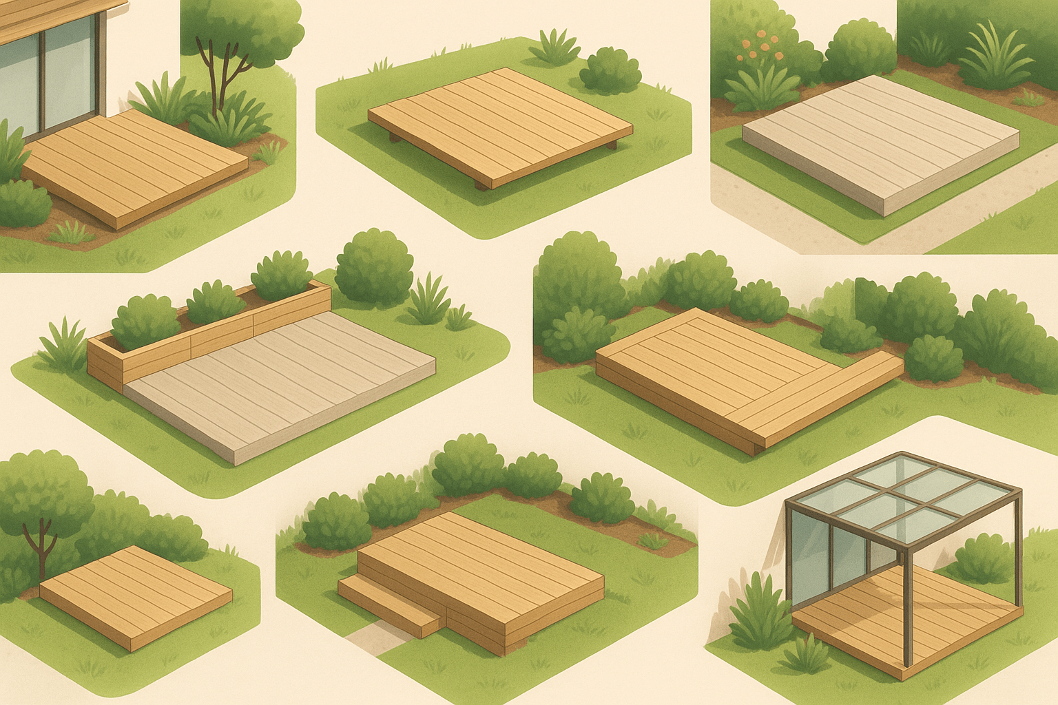 7 Inspirasi Desain Deck Minimalis yang Bikin Tamanmu Naik Level!