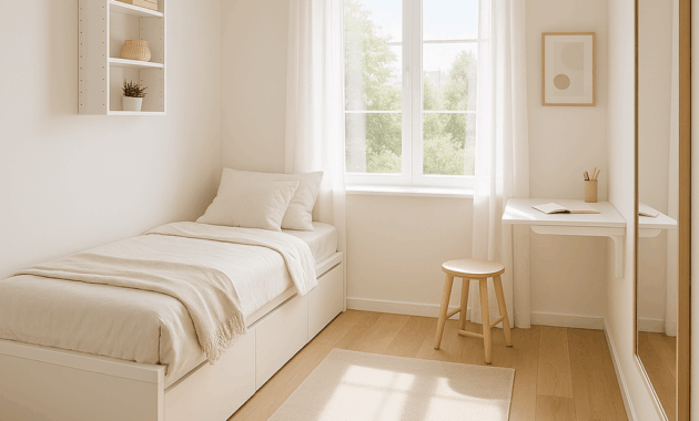 5 Tips Menata Kamar Sempit agar Terlihat Luas dan Rapi