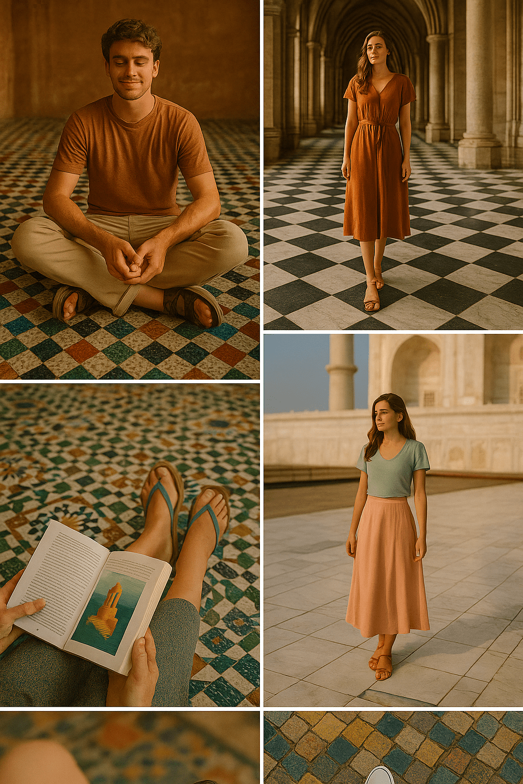 10 Inspirasi Lantai Unik untuk Foto Travel Super Estetik