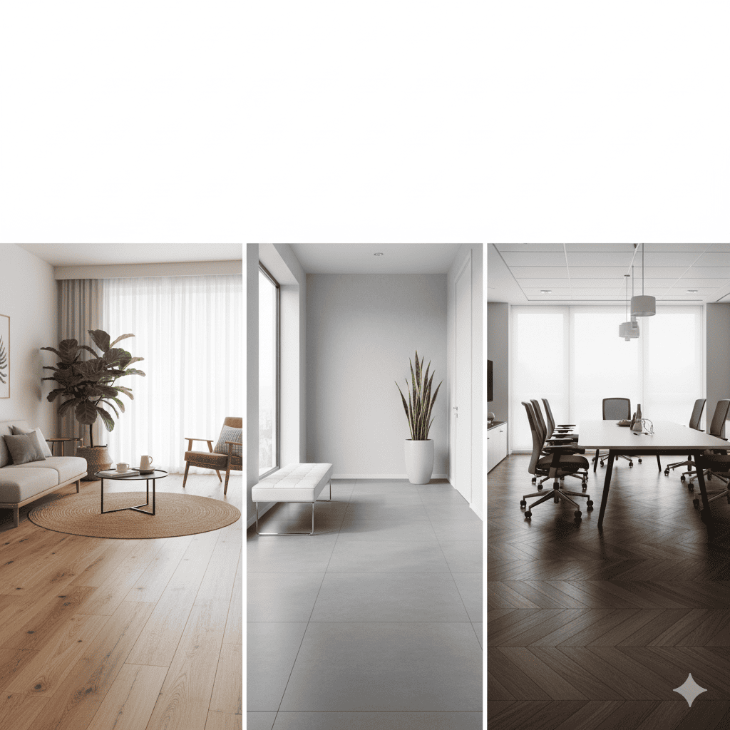 Flooring untuk Rumah & Kantor: Rahasia Memilih Lantai Vinyl, SPC