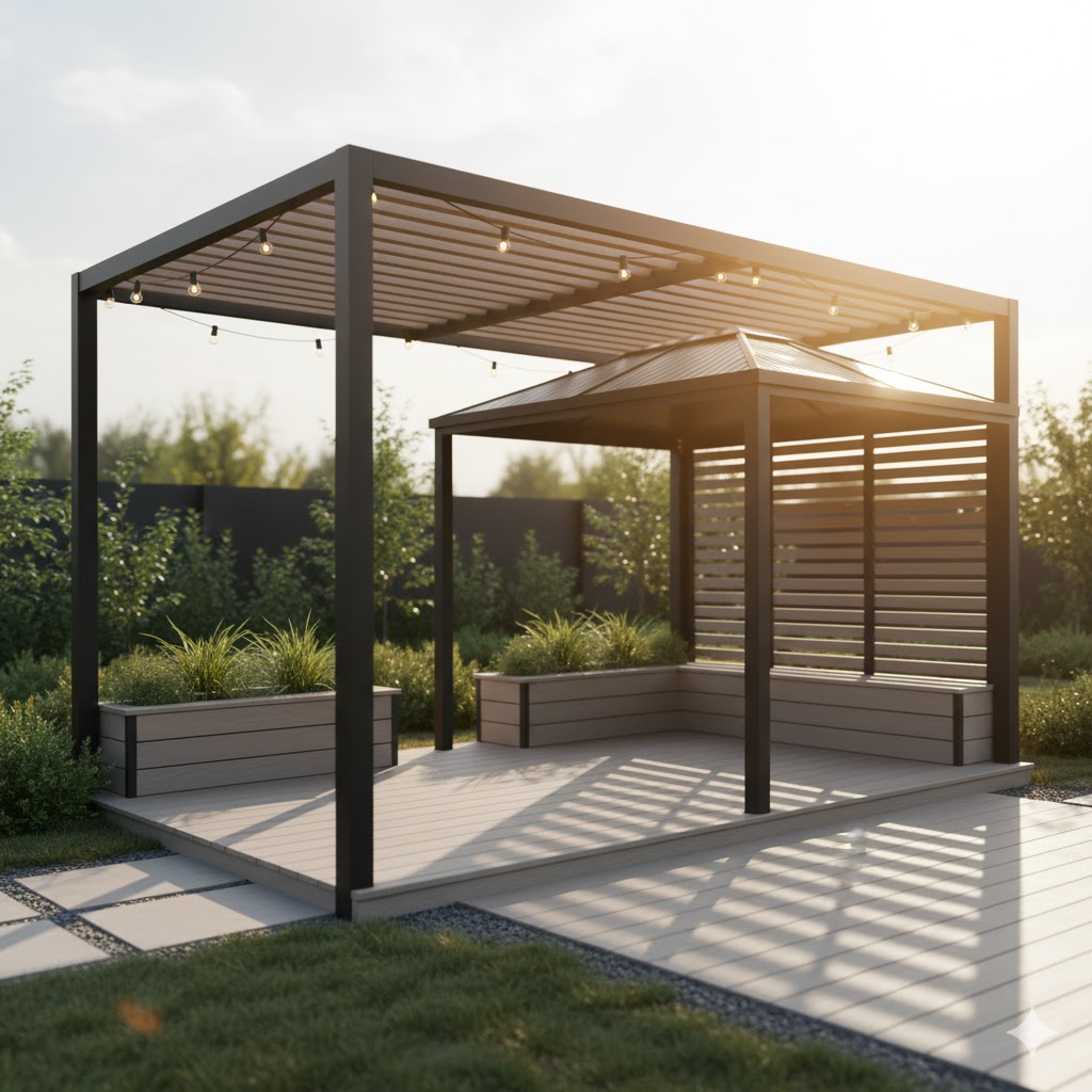 Upgrade Halaman Belakang: 17 Outdoor Structures Estetik (Pergola, Gazebo, Deck) Hemat Budget & Tahan Cuaca
